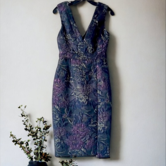 Alberto Makali V-Neck Cocktail Dress Style 56806 Size XSMALL - Picture 13 of 14